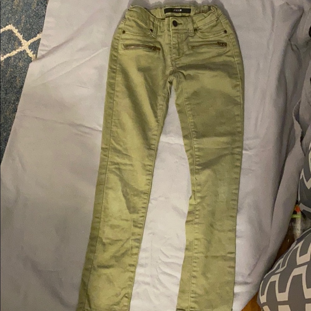 Girls Olive Green Pants Size 10